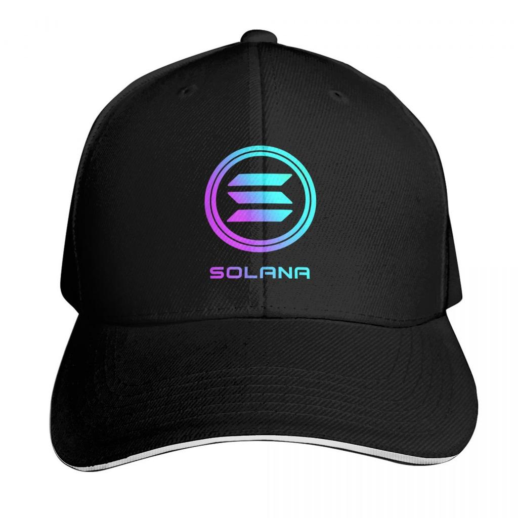 Solana Crypto Solana Cryptocurrency SOL Cap Fashion Casual Baseball Caps Adjustable Hat Hip Hop Summer Unisex Baseball Hats