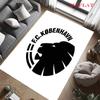 FC. København Teppich für Wohnzimmer Schlafzimmer Zuhause Sofadekoration, Rutschfeste Bodenmatte für Kinderspiel