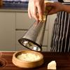 Cone Cheese Grater Stainless Steel Cheese Grater with Wooden Handle Multifunctional Vegetable Grater Chopper Kitchen Gadgets