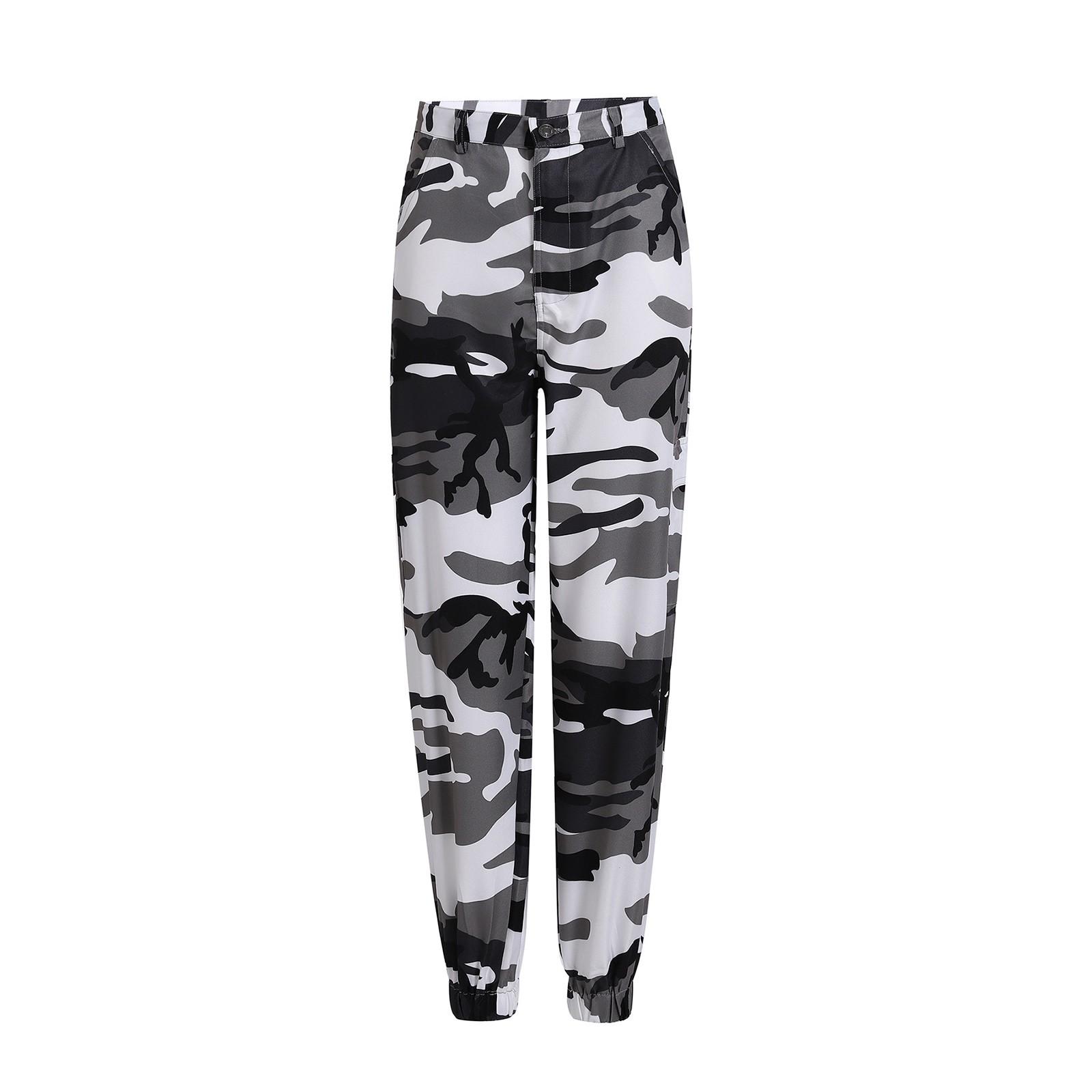 

Ladies Casual Fashion All- Sports Trendy Cool Camouflage Trousers M