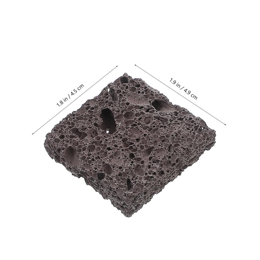 3Pcs Natural Aquarium Rocks Water Plant Cultivation Pieces Lava Rocks Betta Fish Tank Decor Decorative Landscaping
