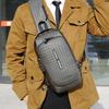 New fashion men's breast bag, casual sports versatile shoulder messenger women's bag, wear-resistant and anti-theft men's bag