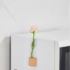 Mini Magnetic Vase for Fridge Wood and Test Tube Designs Refrigerator Magnet Flower Holder Planter for Home Decoration