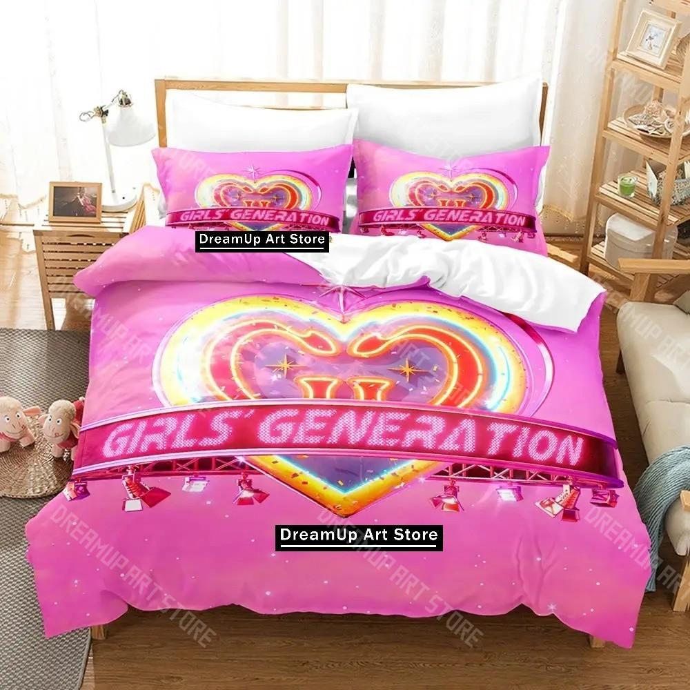 3D Printed Girls KPOP Generation Bedding Set for Boys Girls Duvet Cover Pillowcase Twin Queen King Full Single Double Sizes