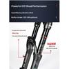 Nanlio Mountain Bike Suspension Fork 20 24 Inch 100 120 140mm Shock Absorption Thru Axle Quick Release Bicycle Accessory