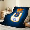 1PC Real Oviedo Patterned Flannel Blanket Suitable For All Seasons For Home Decor Warmth And Comfort Gifts Holiday Present