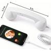 Retro Phone Handset,Retro Phone Handset for iPhone,Type-C Vintage Wired Plug in Handheld Cell Phone Receiver with Microphone,for Cell Mobile Video
