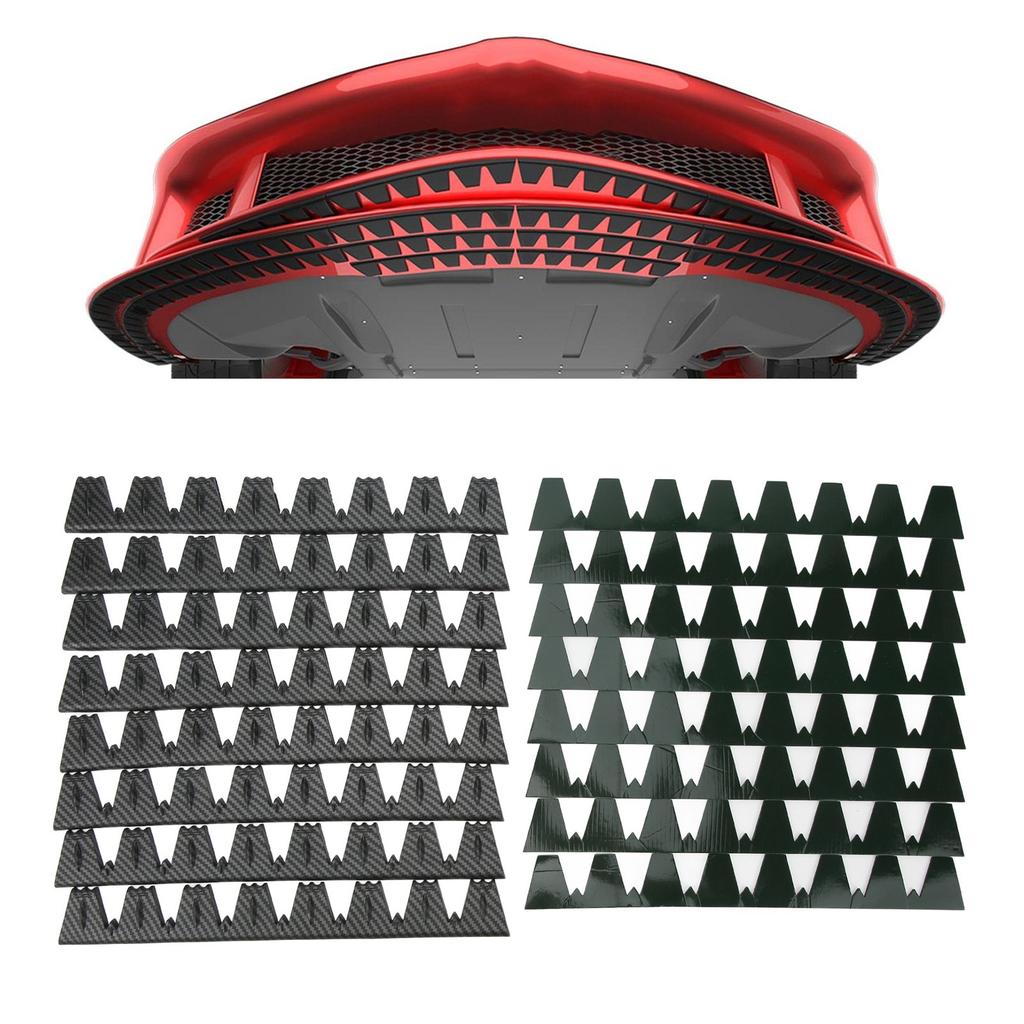 8PCs Front Bumper Scrape Guard Front Bumper Protector Anti Scratch   Fit for Cars
