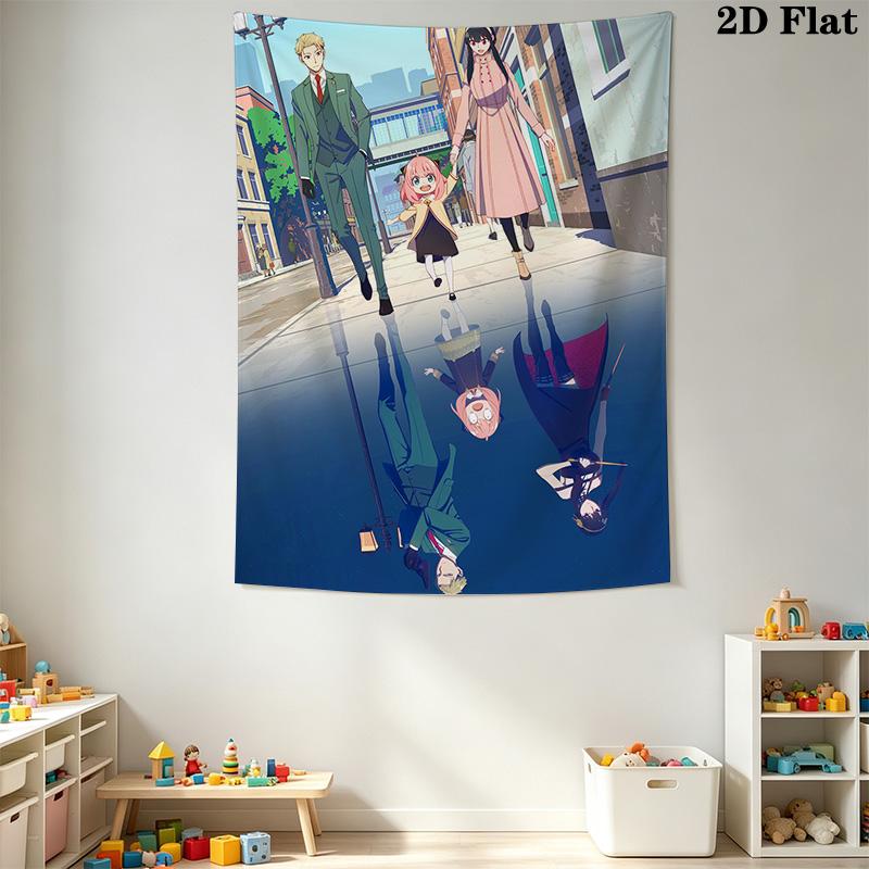 Family Comedy Wall Tapestry Tapestry Background Cloth Fashion Print Wall Decoration Background Cloth Christmas Gift