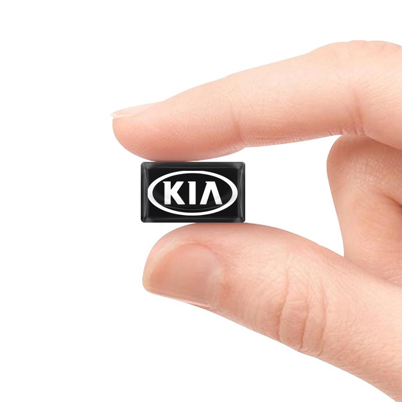 2/5/10Pcs Carbon Fiber Steering Wheel Car Logo Emblem 3D Stickers For KIA Rio Ceed Sportage Cerato Soul Sorento Flip R K2 K3 K5 K6 K7 K8 Soul