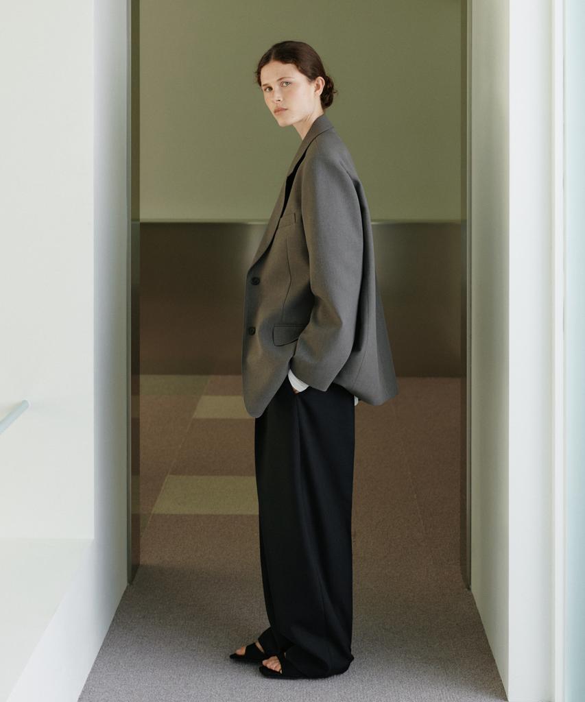 URAGO Gentle Oversized Single Jacket_2Colors