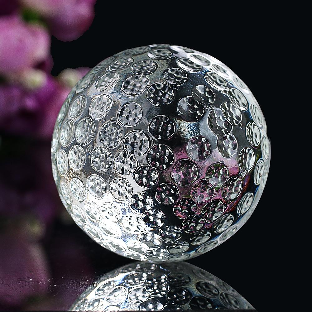 

Хрустальный мяч для гольфа Пресс-папье Стеклянный декоративный шар-глобус Фигурка Стенд для демонстрации фотографий Реквизит для домашнего декора Подарки для любителей гольфа