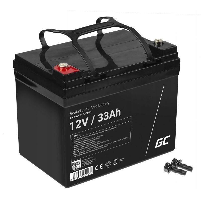 GREEN CELL GEL BATTERY AGM21 12V 33AH