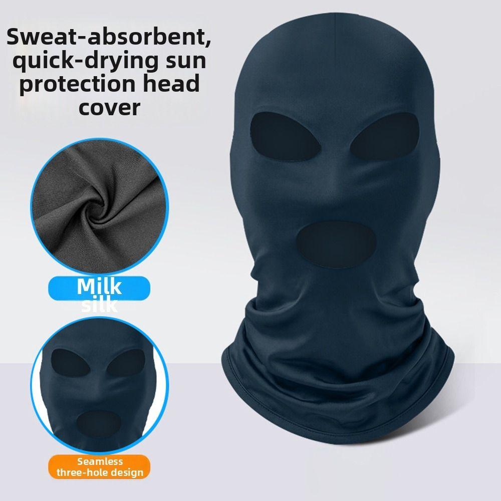 Fashion Quick Dry Balaclava Face Mask Ice Silk Sun Protection Full Face Mask Breathable Motorcycle Mask Summer
