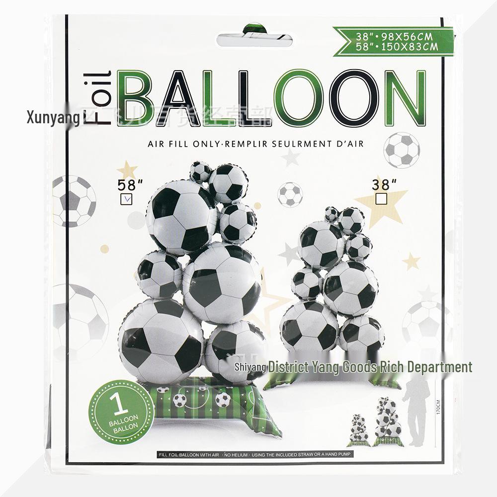 Velký stojící fóliový balónek Mistrovství světa pro party dekoraci