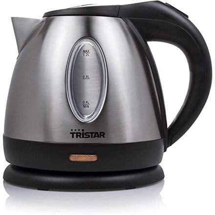 Tristar | Jug Kettle | WK-1323 | Standard | 1500W | 1.2 L | Stainless Steel | 360° Rotational Base | Silver