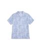 Brooks Brothers Regular Fit Pop Print Camp Shirt (Light Indigo) (Bbtpmf8103Mem)
