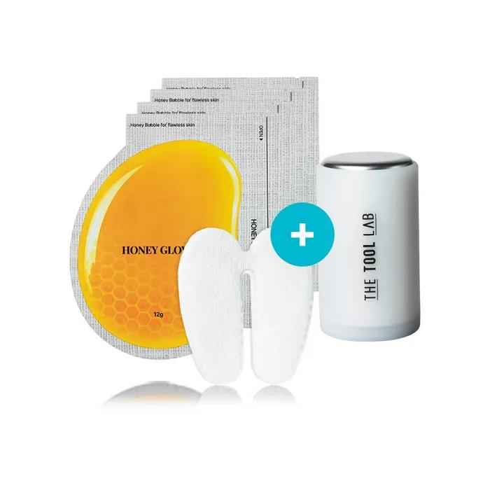 [Pore Shrink] Pore All-Kill Duo Honey Glove 4 sheets + Ice Massager 1 piece