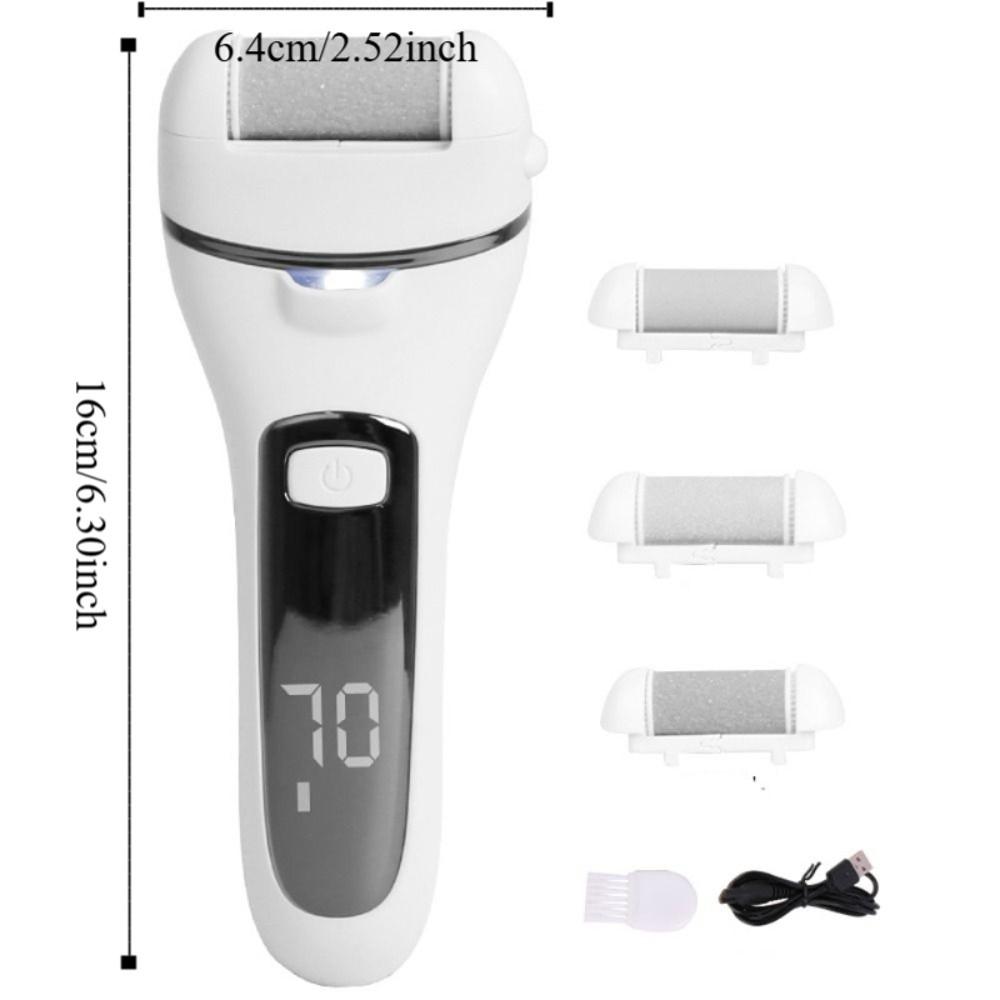 Rechargeable Electric Foot Sandpaper Professional Foot File Electric Callus Remover  Massage Parlor