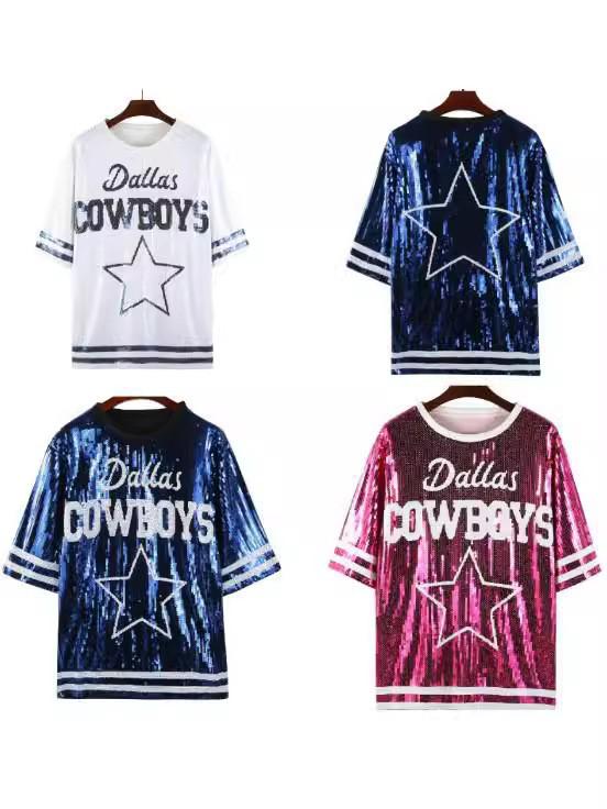 

Регбійка з вишивкою зі стразів та літерою - Командна форма в європейському та американському стилі One Size білий