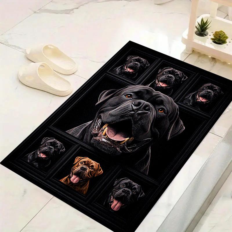 Bull Dogs Carpet Rug for Living Room Bedroom Home Sofa Decoration,Kids play Non-slip Floor Mat