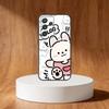 Cute Cartoon Couple Phone Case For Samsung S25,S24,S21,S22,S23,S30,Ultra,S20,Plus,Fe,Note,10,9,5G Black Cover
