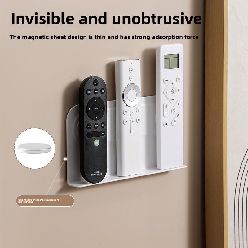 Household Remote Control Magnetic Wall Hanging Hole-free TV Air Conditioner Controller Storage Rack