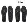 2 páry Lékařské magnetoterapeutické sportovní vložky Masáž chodidel Hubnutí Zeštíhlení Akupresurní vložka Proti únavě Zdravotní podložka do bot