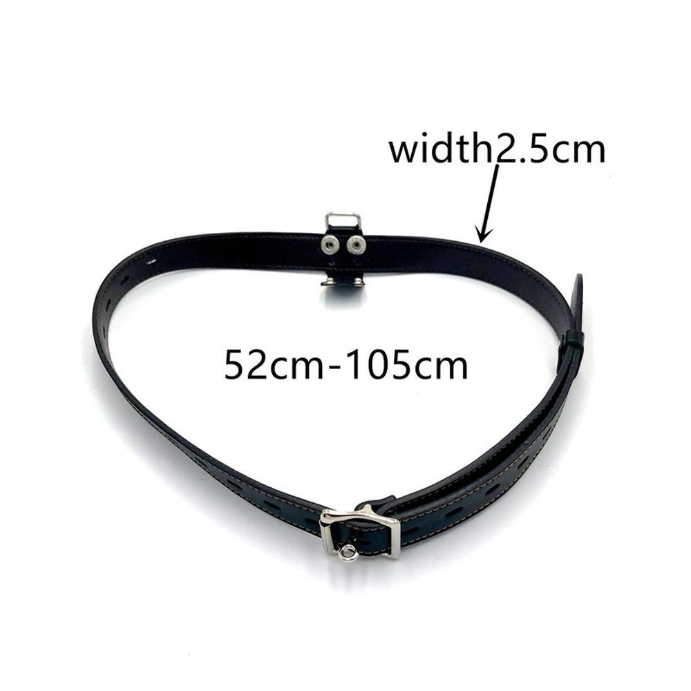 Sexspielzeug Verstellbarer Keuschheitsgürtel aus Leder mit Analhaken aus Edelstahl in 4 Größen, BDSM-Bondage-Fesseln, Butt Plug, Sexspielzeug