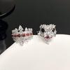 Lion Dance Full Of Diamonds Zircon Niche Design Sense Light Luxury High Sense Personality Opening Ring Cold Wind Ring Woman