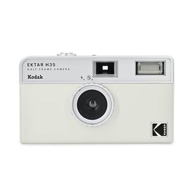 Kodak EKTAR H35 Half-Frame Film Camera, 35mm, Reusable, Focus-Free, Lightweight, Easy To Use (White) (Film and AAA Batteries Not Included)