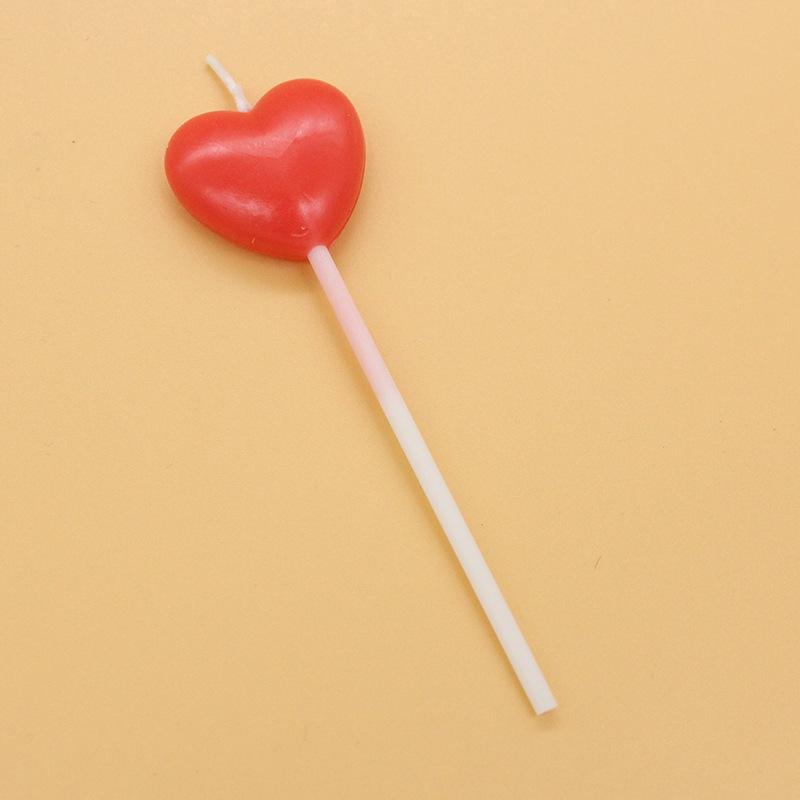 New Red Small Love Shape Birthday Candle Wedding Party Decoration Valentine's Day Confession Heart-shaped Candle