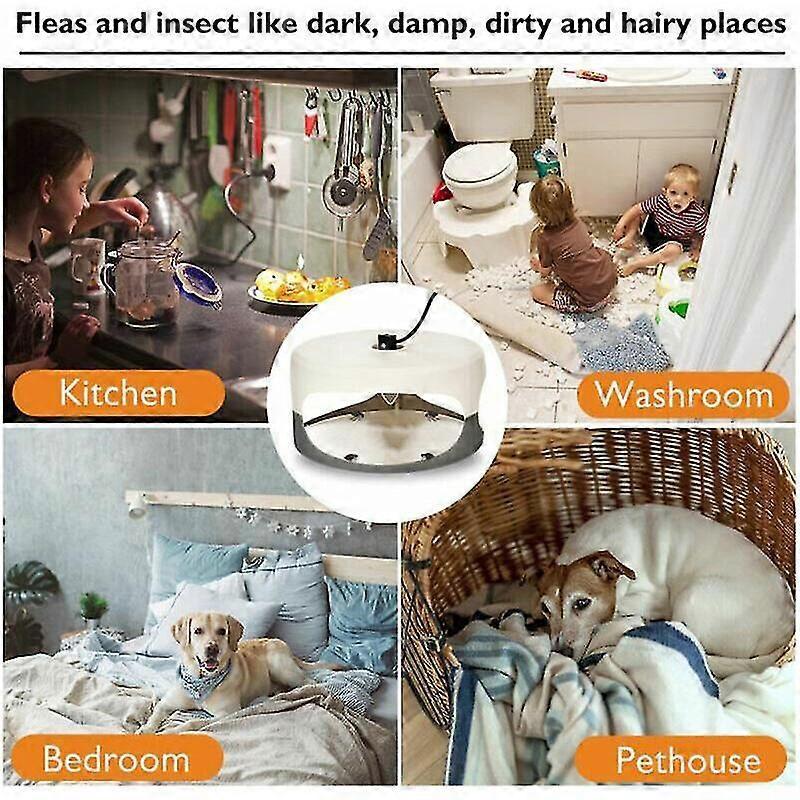 Sticky Flea Trap, Bed Bug Trap, Non-toxic And Odorless, Lightweight Flea Trap For Kids And Pets