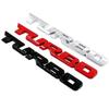 9.7 * 1.1CM Car 3D zinc alloy metal turbocharged TURBO car logo sticker for automobiles