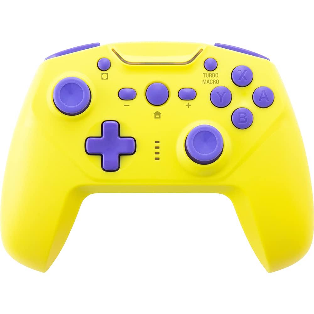 With Continuous CYBER Gyro Controller Wireless Type Yellow X Purple Switch [Equipped Fire/rear Button] / (for SWITCH) -
