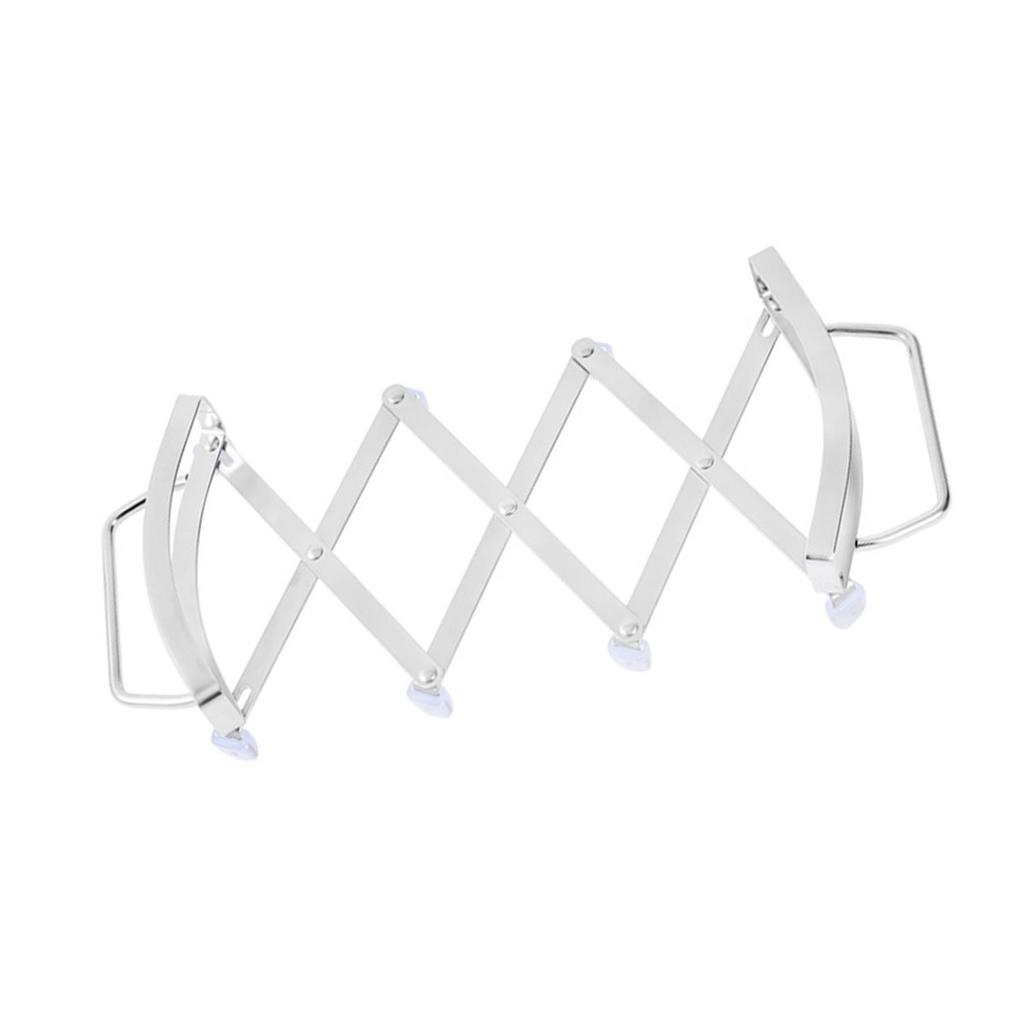 2026 New Stainless Steel Expanding Pot Holder Mat Heat Trivet NonSlip Expanding Design for Multiple Pans Easy Clean