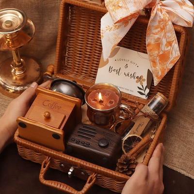Luxury Coffee Maker Gift Box for Best Friends - Aromatherapy & Creative Design