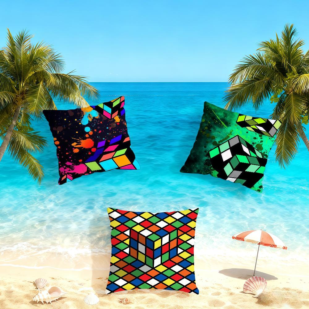 R-R-Rubiks C-Cube cushion cover Home Office Convenient Nordic Simplicity Hit With Zipper Cushion Cover