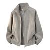 Men's Trendy PU Leather Stand Collar Jacket - Casual, Waterproof & Windproof Hong Kong Style Coat