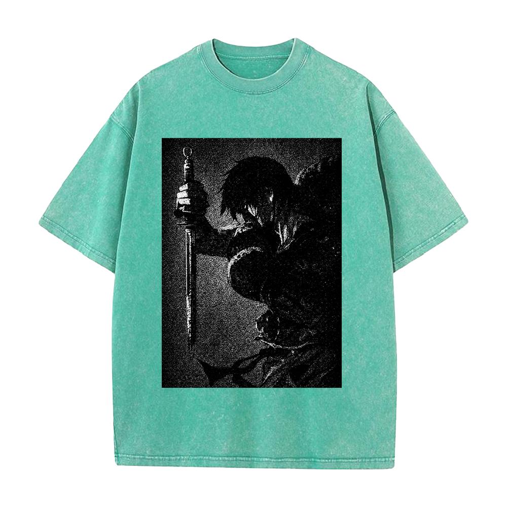 Fushiguro Toji Jujutsu Kaisen Clothing Men Women Manga T-shirts Washed T Shirt Casual Loose Cotton Tee Harajuku Unisex Tshirt