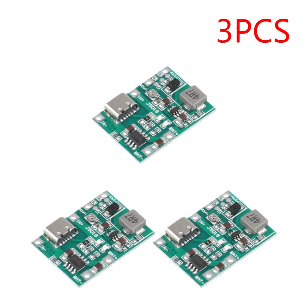 1-10PCS DC-DC Boost Module Type-C TP4056 Charger Discharge Power Board DC4.3-27V Charging Step Up Boost Module DIY Kit Parts