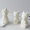 Cat Shape Candle Molds Silicone Molds Resin Casting Mold for Making Candle
