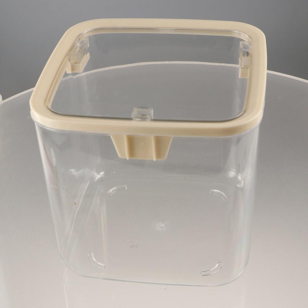 Press Type Desk Storage Box Transparent Sundries Paper Basket Useful Desktop Trash Can  Living Room