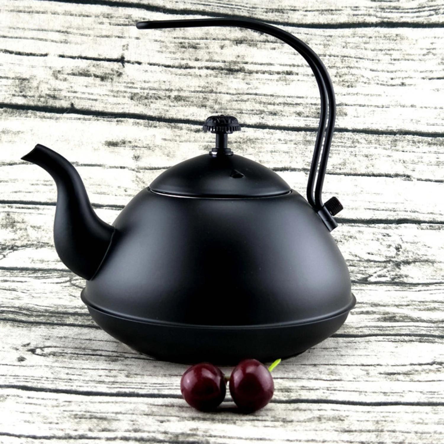 Bollitore da tè 2L Caffettiera Acciaio inossidabile Teiera da piano cottura Bollitori da stufa produttore Pentole Pato cafe Accessori Barista Tazza da
