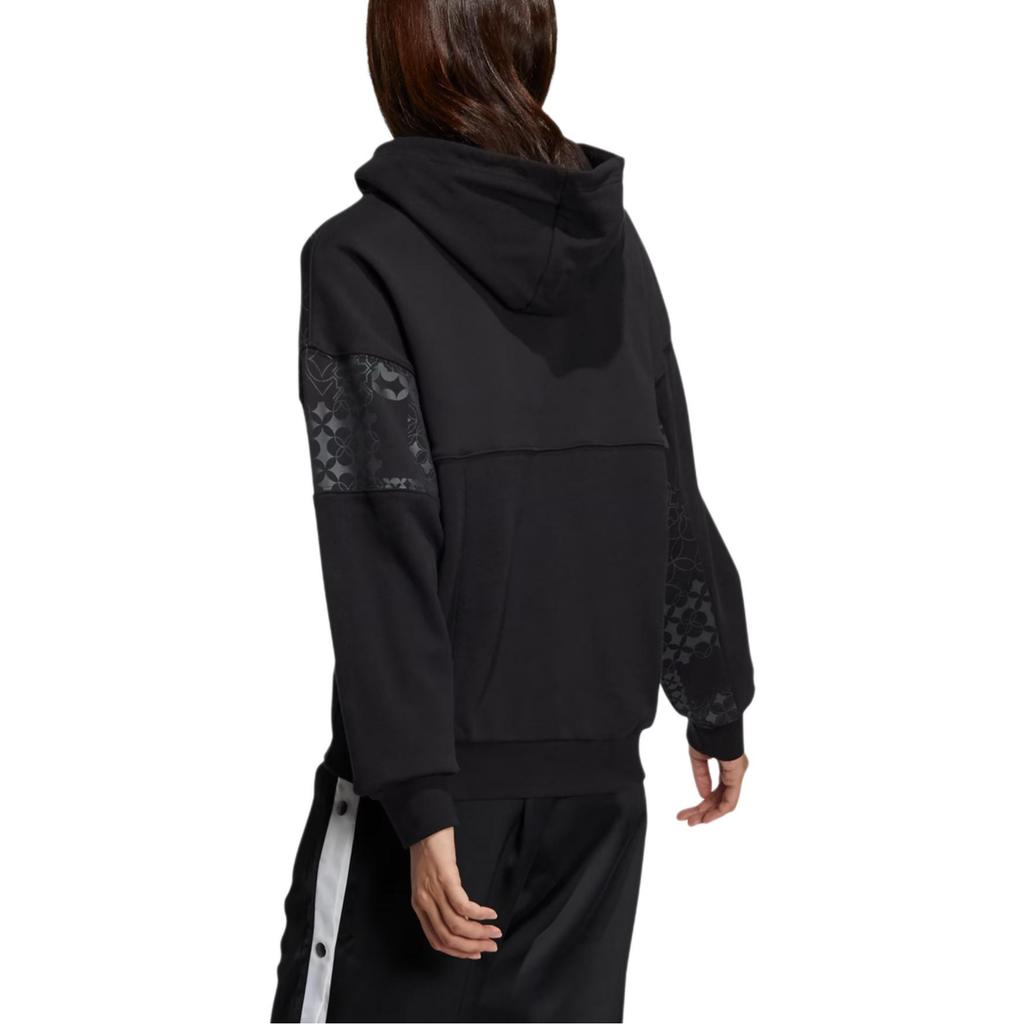 adidas Originals CNY Gerippter Bündchen Pullover Hoodie Damen Hoodies Schwarz HD0338
