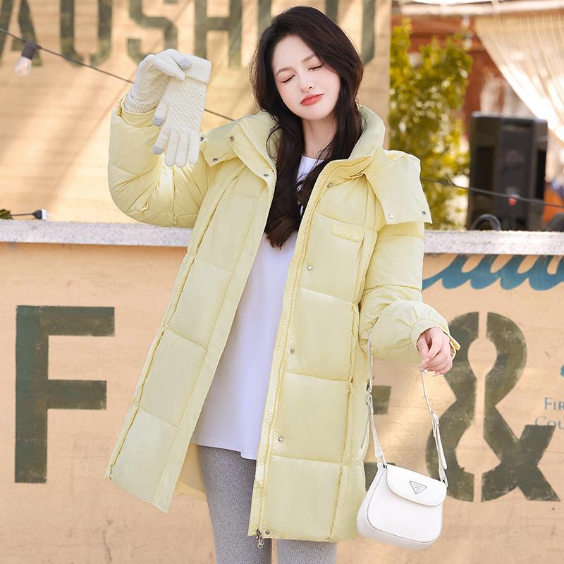 Autumn Winter Thicken Warm Parka Women Casual Solid Color Big Pocket Loose Short Hooded Coat Jackets Outwear