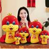 Lunar Chinese 2025 New Year Zodiac Snake Plush Toy Stuffed Animal Decor Doll