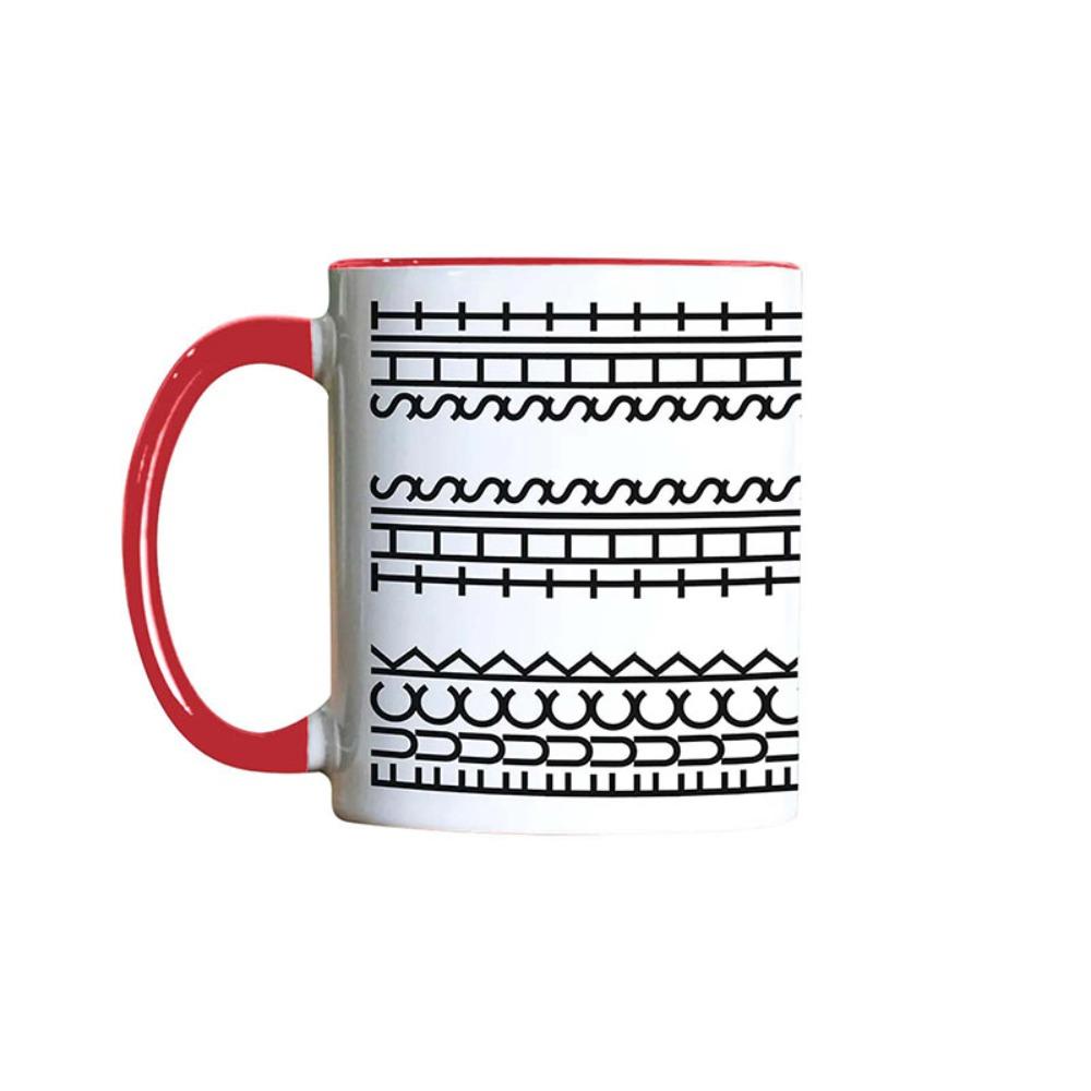 Ergonomic Handle Hidden Message Mug Microwave-Safe Drinking Mug Water Cup Teacup  Gift