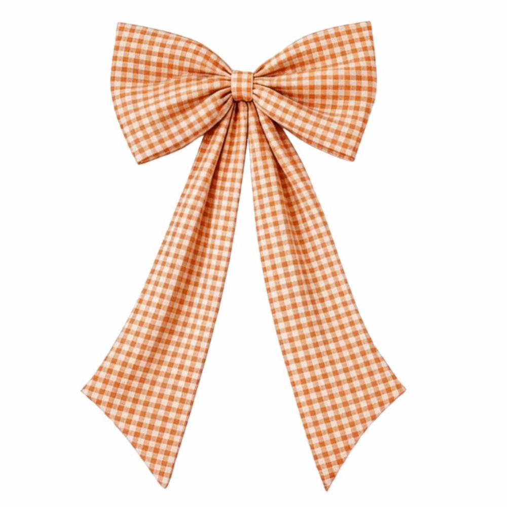 Multi-Purpose Fabric Bow Wall Decor Plaid Bow Large Fabric Bow Wedding Photo Booth
