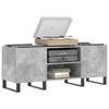 VidaXL Record Cabinet Concrete Grey 121x38x48 Cm Engineered Wood 831688